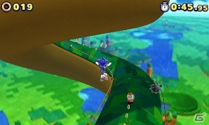 Wii U/3DS「ソニック ロストワールド」無料体験版が配信開始―シリンダー状の草原が特徴的な空中ステージ「ウィンディヒル Zone1」がプレイ可能の画像5