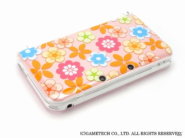 キュートな花柄が特徴の各種ゲーム機用「デザインマルチポーチ：フラワースタイル」＆3DS LL用「デザインカバー：フラワースタイル」が10月10日に発売の画像16