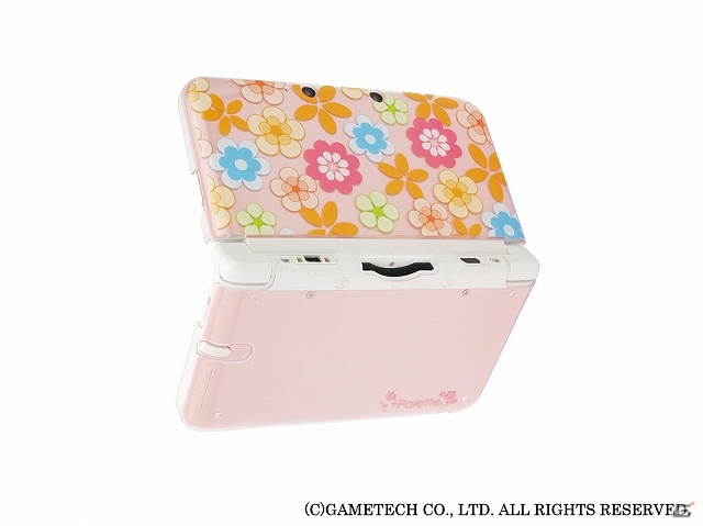 キュートな花柄が特徴の各種ゲーム機用「デザインマルチポーチ：フラワースタイル」＆3DS LL用「デザインカバー：フラワースタイル」が10月10日に発売の画像17