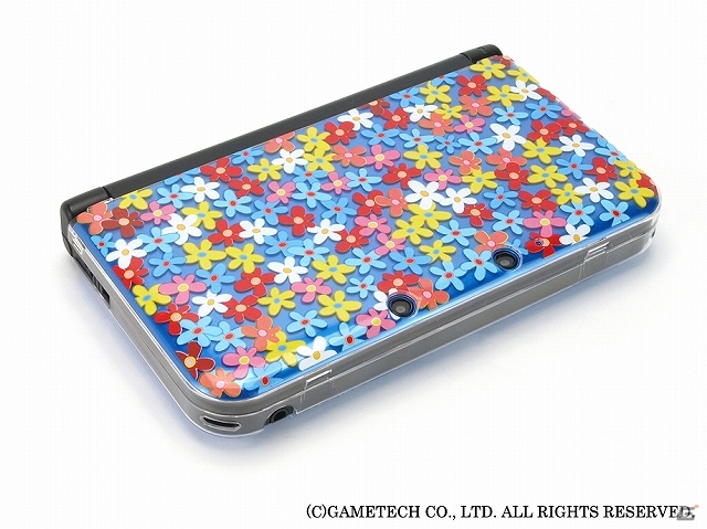 キュートな花柄が特徴の各種ゲーム機用「デザインマルチポーチ：フラワースタイル」＆3DS LL用「デザインカバー：フラワースタイル」が10月10日に発売の画像20