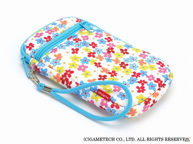 キュートな花柄が特徴の各種ゲーム機用「デザインマルチポーチ：フラワースタイル」＆3DS LL用「デザインカバー：フラワースタイル」が10月10日に発売の画像6