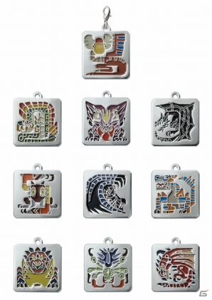 ゲーム画面に出てくるモンスターアイコンを緻密に再現した本格的メタル