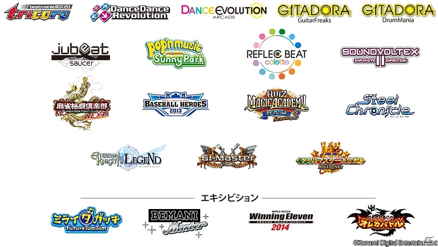 「KONAMI Arcade Championship 2013」BEMANIシリーズの予選課題曲が公開！エントリー特典があるタイトルもの画像1