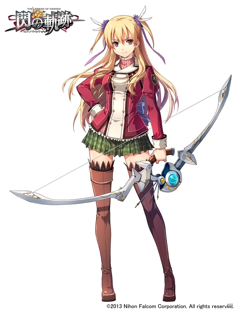 「英雄伝説 閃の軌跡」のアリサ・ラインフォルトが着用している女子制服が2014年1月中旬に発売の画像11