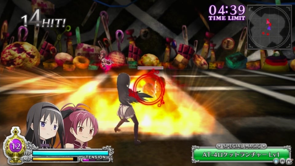 PS Vita「劇場版 魔法少女まどか☆マギカ The Battle Pentagram」2人の魔法少女が協力して放つ「コンビネーションマジック」などバトルシステムの続報を公開  | Gamer