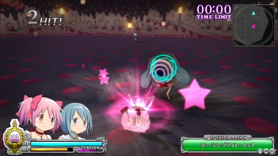 PS Vita「劇場版 魔法少女まどか☆マギカ The Battle Pentagram」2人の魔法少女が協力して放つ「コンビネーションマジック」などバトルシステムの続報を公開の画像17