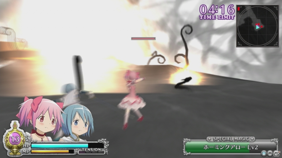 PS Vita「劇場版 魔法少女まどか☆マギカ The Battle Pentagram」2人の魔法少女が協力して放つ「コンビネーションマジック」などバトルシステムの続報を公開の画像25