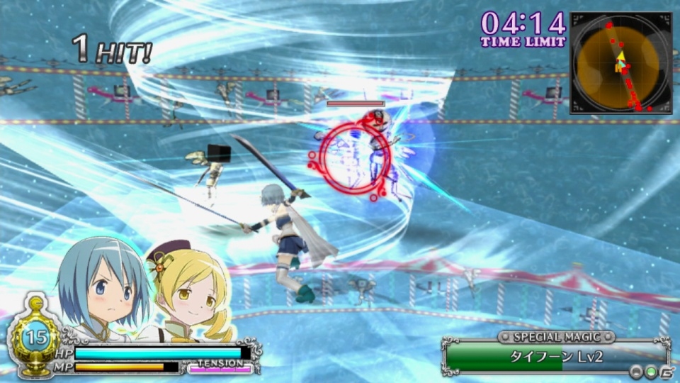 PS Vita「劇場版 魔法少女まどか☆マギカ The Battle Pentagram」2人の魔法少女が協力して放つ「コンビネーションマジック」など バトルシステムの続報を公開 | Gamer