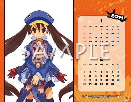 「魔女と百騎兵」「神様と運命革命のパラドクス」「魔界戦記ディスガイアシリーズ」の卓上カレンダー2014年版が10月26日より発売の画像8