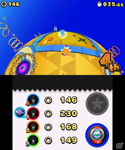 Wii U/3DS「ソニック ロストワールド」新ステージのトロピカルコーストを紹介―プラットフォームごとに異なる対戦プレイの情報もの画像2