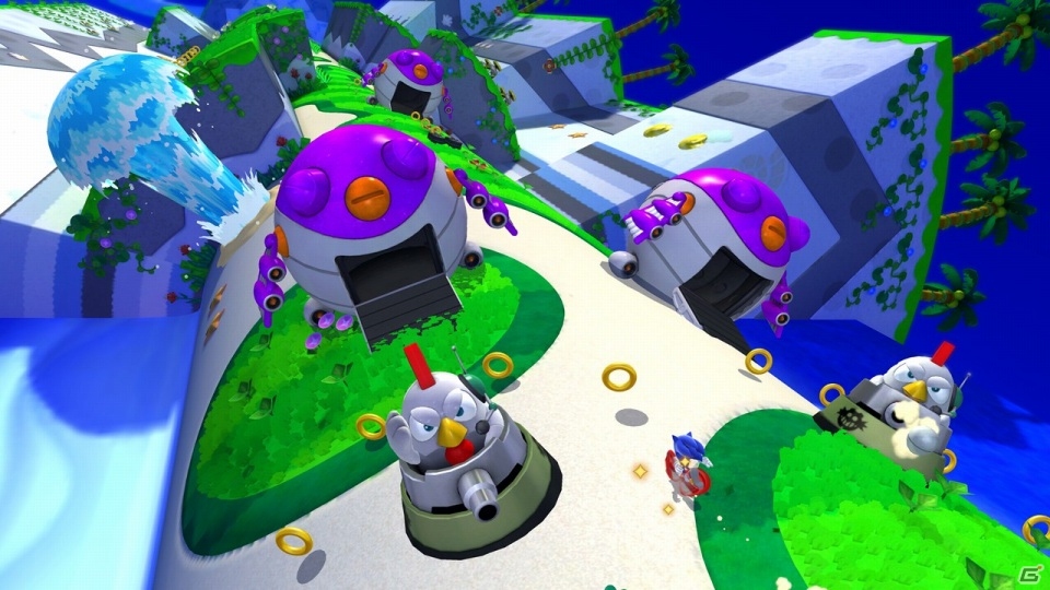 Wii U/3DS「ソニック ロストワールド」新ステージのトロピカルコーストを紹介―プラットフォームごとに異なる対戦プレイの情報もの画像23