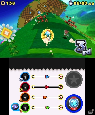 Wii U/3DS「ソニック ロストワールド」新ステージのトロピカルコーストを紹介―プラットフォームごとに異なる対戦プレイの情報もの画像3