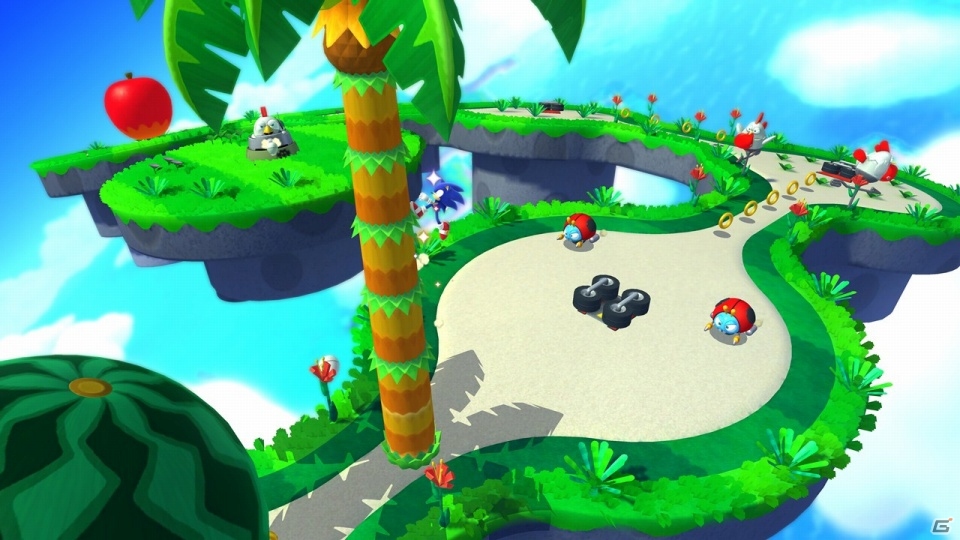 Wii U/3DS「ソニック ロストワールド」新ステージのトロピカルコーストを紹介―プラットフォームごとに異なる対戦プレイの情報もの画像32
