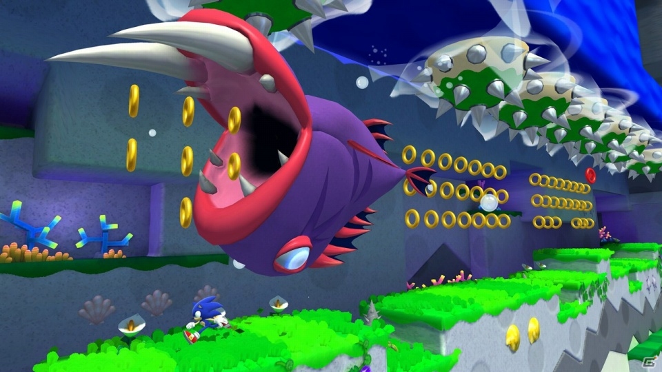 Wii U/3DS「ソニック ロストワールド」新ステージのトロピカルコーストを紹介―プラットフォームごとに異なる対戦プレイの情報もの画像36