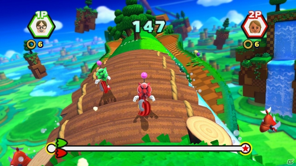 Wii U/3DS「ソニック ロストワールド」新ステージのトロピカルコーストを紹介―プラットフォームごとに異なる対戦プレイの情報もの画像7