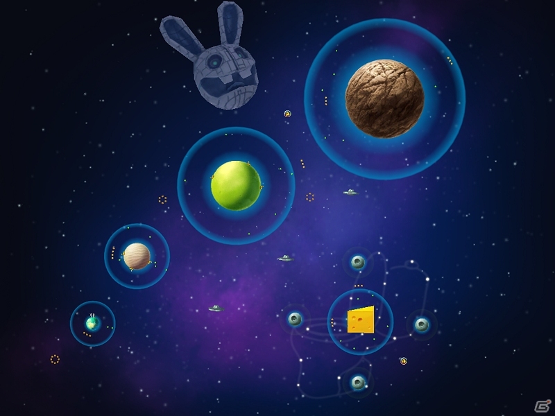 指1本でラビッツと宇宙遊泳しよう！ iOS/Android「ラビッツ ビッグバン」が配信開始の画像2