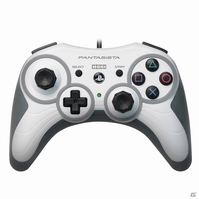 サッカーゲームの操作性に特化した特殊仕様のPS3用コントローラ「ファンタジスタ for PlayStaton3 ブラック/ホワイト」が11月に発売予定の画像2