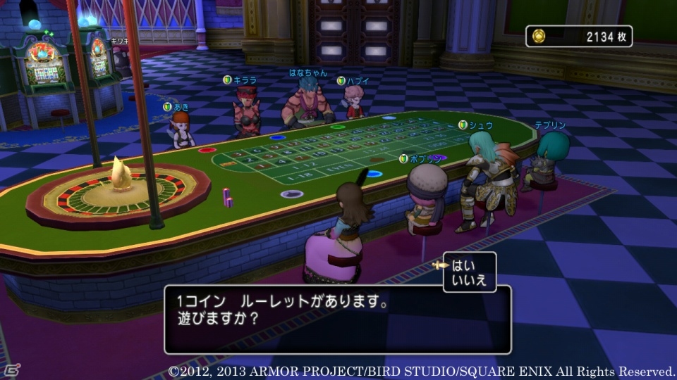 Wii/Wii U/Win「ドラゴンクエストX　眠れる勇者と導きの盟友　オンライン」プレイヤー同士の協力要素を搭載したカジノの情報をお届けの画像9
