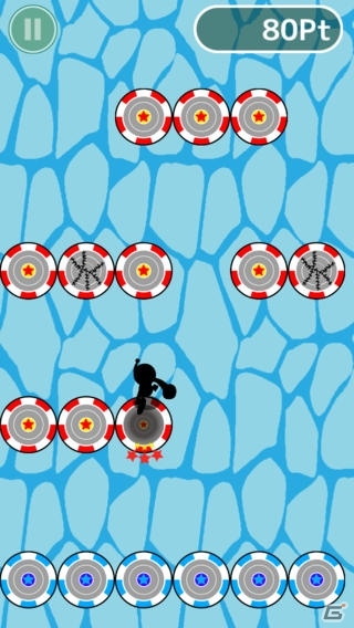 水上のトランポリンを飛んでゆけ！iOS/Android「トランポリン野郎」が配信開始の画像2