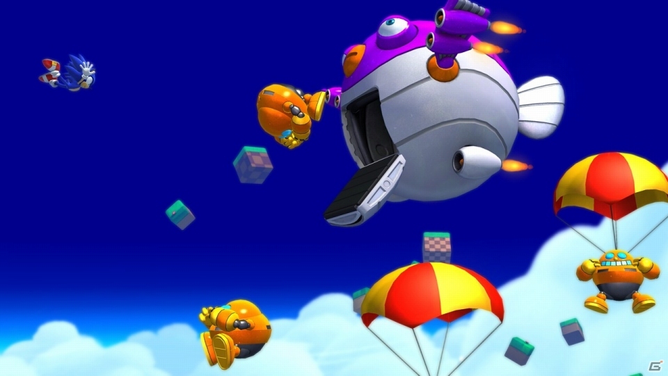 Wii U/3DS「ソニック ロストワールド」多彩なギミックやエッグマンのメカなどが待ち受ける新ステージ「スカイロード」を紹介！の画像10