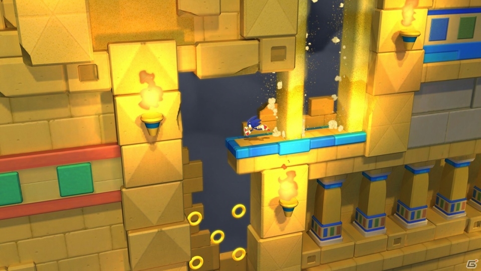 Wii U/3DS「ソニック ロストワールド」多彩なギミックやエッグマンのメカなどが待ち受ける新ステージ「スカイロード」を紹介！の画像13