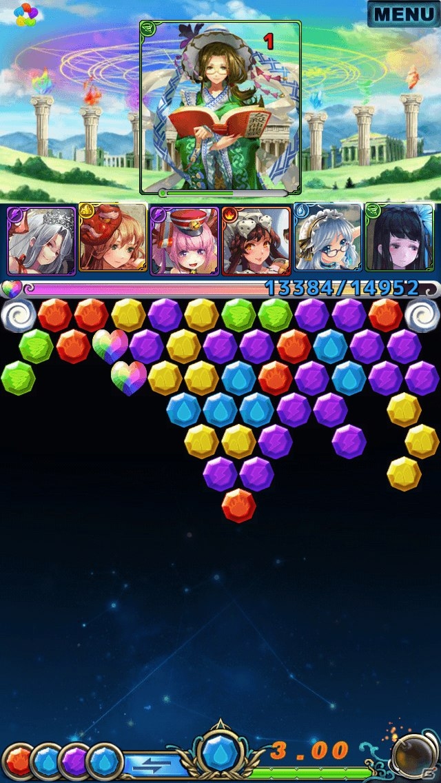 女神たちの壮大なストーリーが描かれるパズルゲーム「古の女神と宝石の射手」がiOS向けに配信開始の画像3
