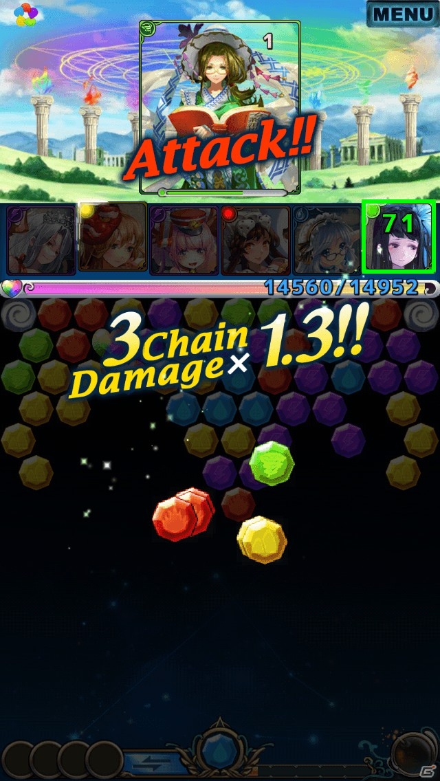 女神たちの壮大なストーリーが描かれるパズルゲーム「古の女神と宝石の射手」がiOS向けに配信開始の画像4