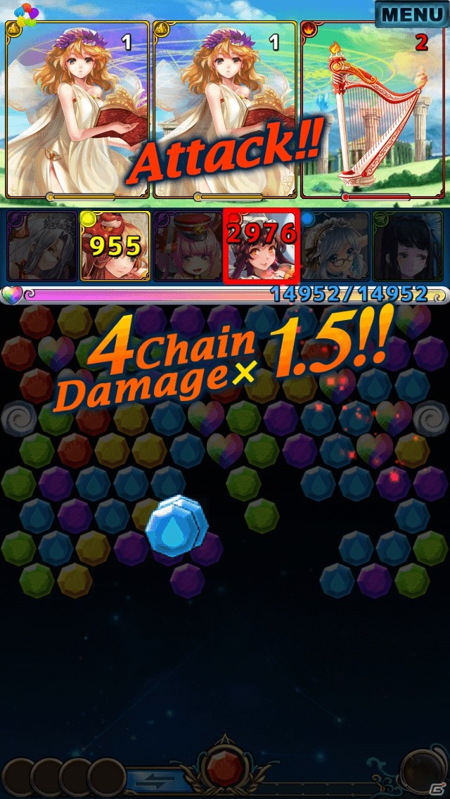 女神たちの壮大なストーリーが描かれるパズルゲーム「古の女神と宝石の射手」がiOS向けに配信開始の画像5
