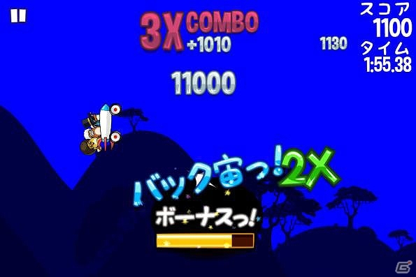 ガラクタカートでトリックを決めながらステージを攻略していこう！iOS/Android「LINE ドングリっス」がLINE GAMEにてサービス開始の画像3