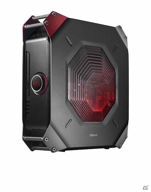 BMW Group DesignworksUSAと共同開発した洗練デザインが魅力！ASRock Inc.製ゲーミングベアボーンキット「M8」が11月1日に発売の画像1