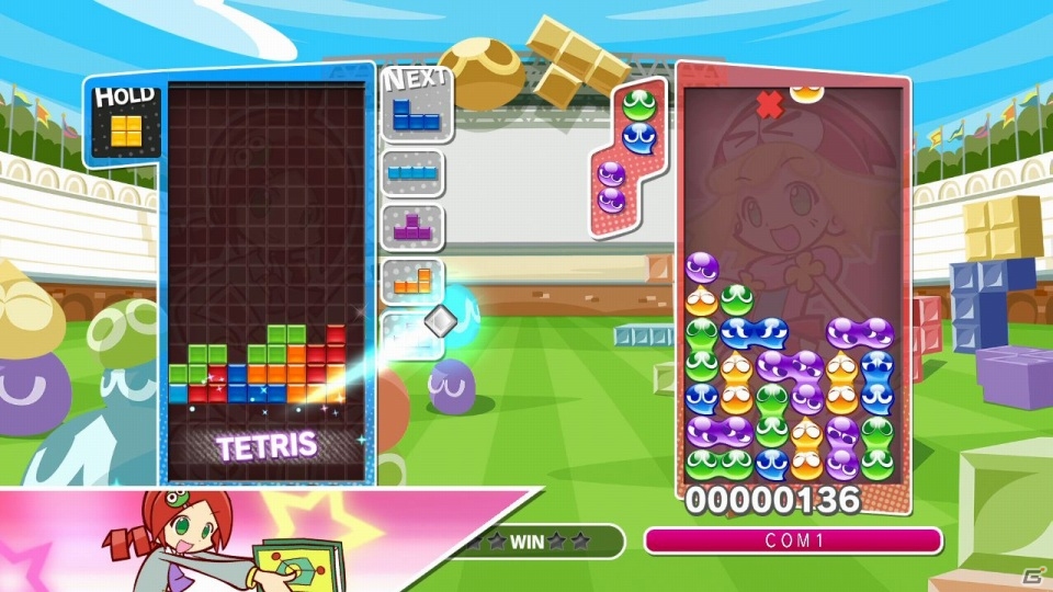 PS3/PS Vita/Wii U/3DS「ぷよぷよテトリス」発売日が2014年2月6日に決定―ぷよぷよフィギュア付きの3DS/3DSLL用カバーセットも同日発売の画像4