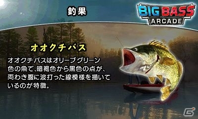 美麗な10種のステージ＆25のイベント/トーナメントを搭載！3DSダウンロードソフト「ビッグバス アーケード」が配信スタートの画像3