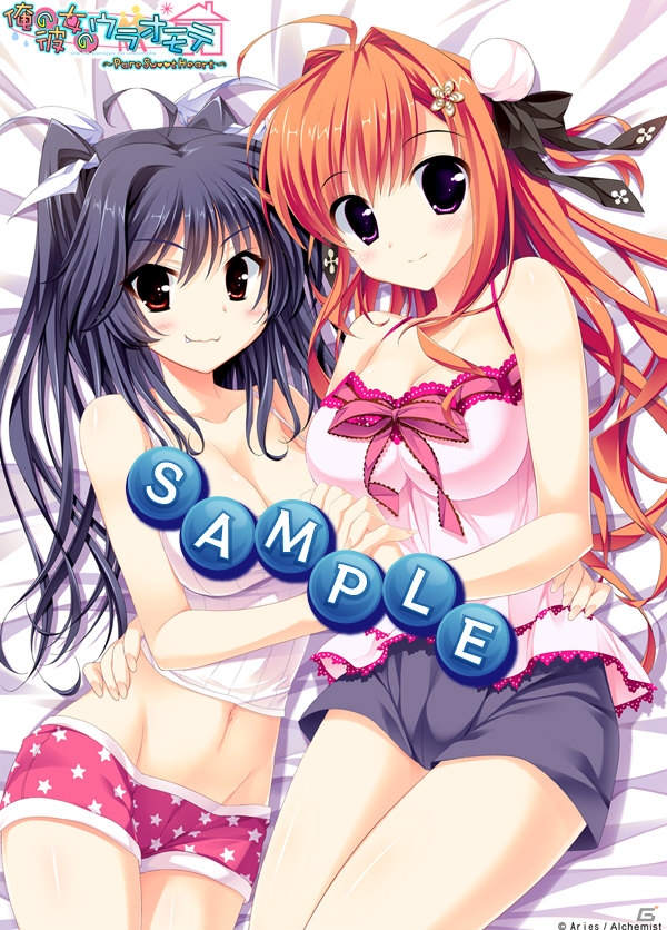 PSP「俺の彼女のウラオモテ ～Pure Sweet Heart～」限定版特典のB2タペストリーイラストが初公開！予約特典のグラフィグも紹介の画像1