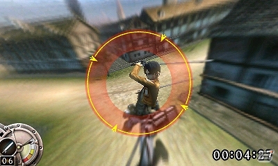 3DS「進撃の巨人～人類最後の翼～」立体機動を駆使するゲームシステムやゲームモードの情報が公開！プレイ映像がふんだんに使われたPVもの画像1