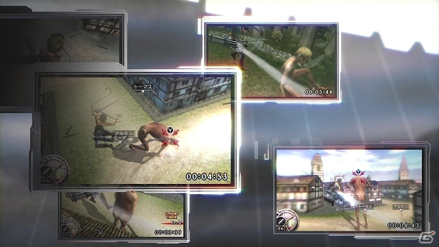 3DS「進撃の巨人～人類最後の翼～」立体機動を駆使するゲームシステムやゲームモードの情報が公開！プレイ映像がふんだんに使われたPVもの画像10