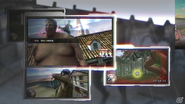 3DS「進撃の巨人～人類最後の翼～」立体機動を駆使するゲームシステムやゲームモードの情報が公開！プレイ映像がふんだんに使われたPVもの画像11