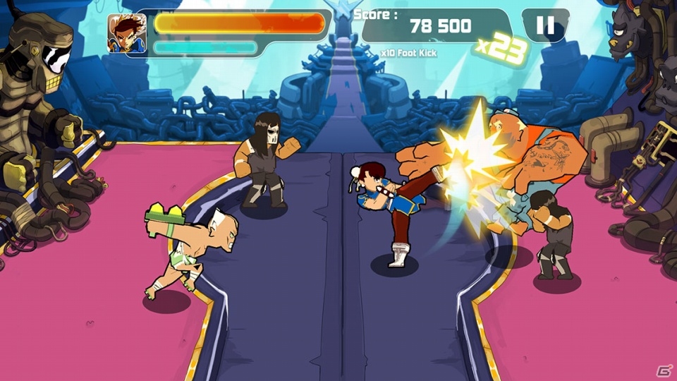 iOS/Android「Combo Crew」にストリートファイターのキャラクターが登場―リュウ、ケン、春麗、ブランカの強力コンボを使おうの画像2