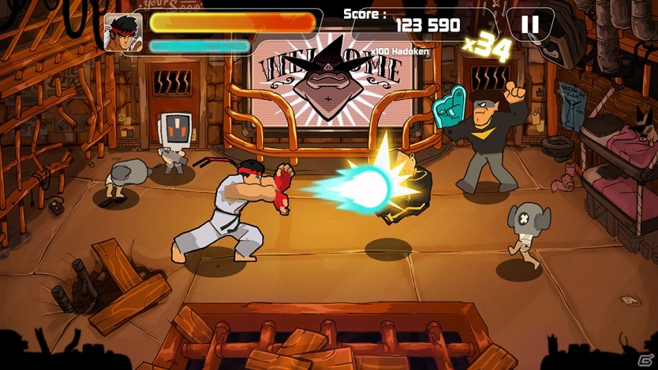 iOS/Android「Combo Crew」にストリートファイターのキャラクターが登場―リュウ、ケン、春麗、ブランカの強力コンボを使おうの画像3