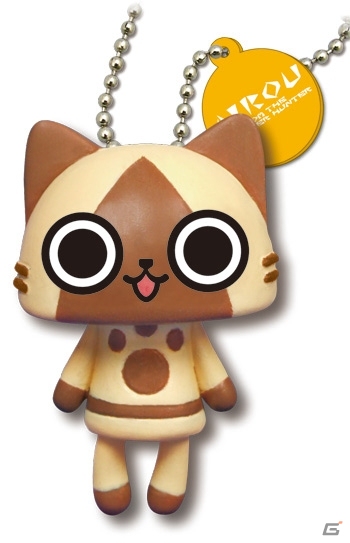 「AIROU アイルーとなかまたち ふりふりマスコットキーチェーン」が11月中旬よりガチャガチャで登場の画像3