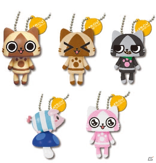 「AIROU アイルーとなかまたち ふりふりマスコットキーチェーン」が11月中旬よりガチャガチャで登場の画像4