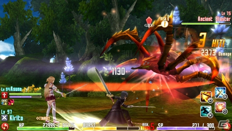 PS Vita「ソードアート・オンライン ―ホロウ・フラグメント―」BURSTゲージでアクティブに生まれ変わるバトルシステムの続報が到着―“謎の少女”のCGムービーカットもの画像9