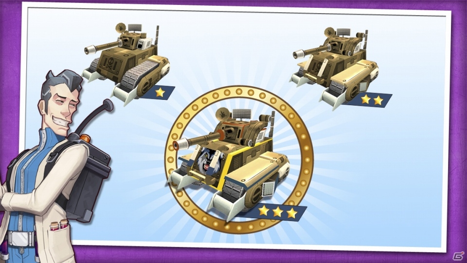 カスタマイズした戦車で的の戦車を破壊しよう！iOS/Android「ぷち戦車隊～オンライン戦線～」が配信開始の画像2