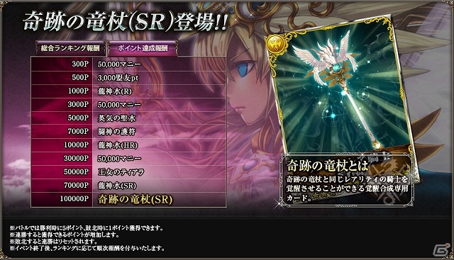 Yahoo! Mobage「ドラゴンタクティクスf」第1回バトルイベント「暁の聖戦」が開催―褒章は最高レアリティカード「戦姫ニルヴァ［UR］」の画像3