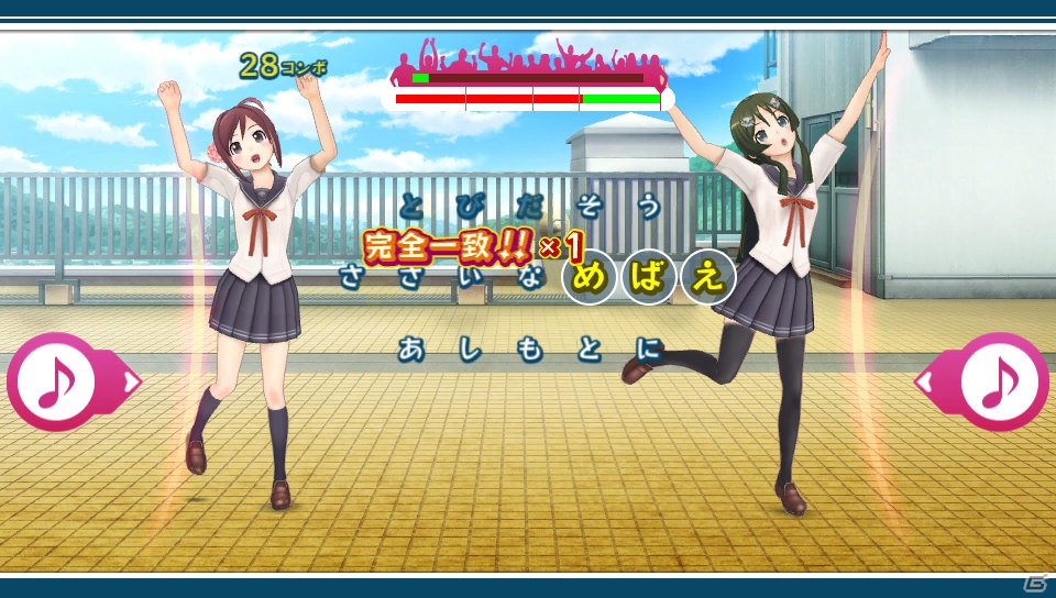 PS Vita「うた組み575」うた組みアクションの遊び方をチェック！冒頭のストーリーや鎌倉の街並みが登場するステージも紹介の画像14