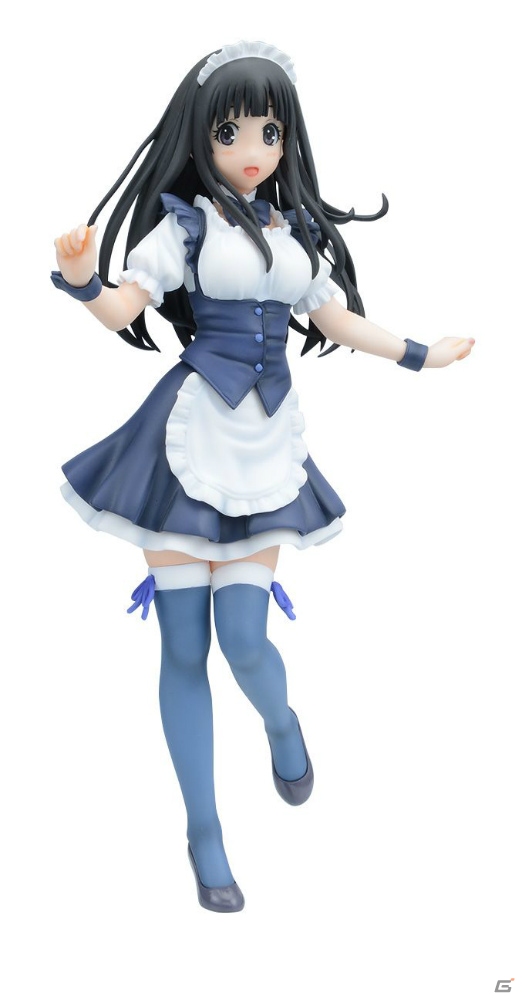 える＆摩耶花のメイドフィギュアなどを取り揃えたセガ ラッキーくじ「氷菓」が11月下旬に発売の画像1