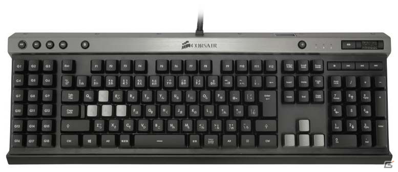 リンクスインターナショナル、カラーカスタマイズ可能なLEDバックライトを搭載したゲーミングキーボード「CORSAIR Gaming Keyboards Raptor K50 JP」を11月16日に発売の画像1