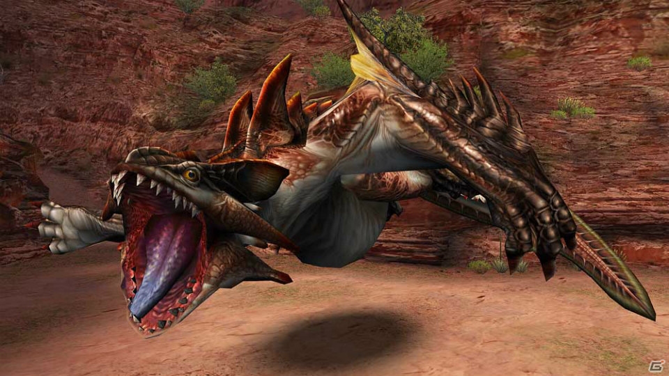 PS3版「モンスターハンター フロンティアG」に登場するベルキュロス