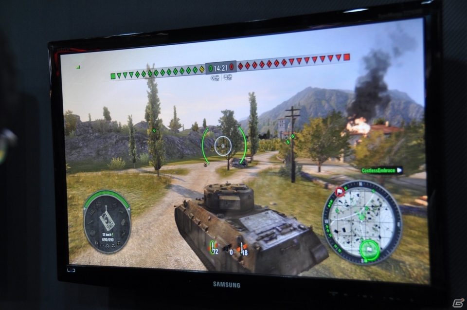 【G-STAR 2013】会場外にはリアルなジオラマでラジコン戦車が！？モバイルでも戦車道を極めろ！iOS/Android「World of Tanks Blitz」＆「World of Tanks Xbox 360 Edition」コーナーレポートの画像25