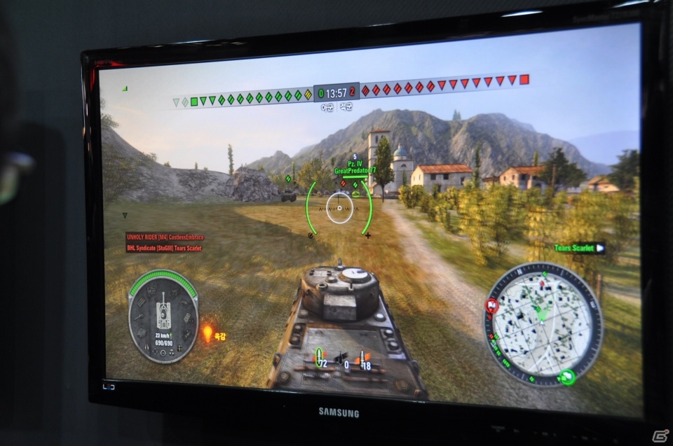 【G-STAR 2013】会場外にはリアルなジオラマでラジコン戦車が！？モバイルでも戦車道を極めろ！iOS/Android「World of Tanks Blitz」＆「World of Tanks Xbox 360 Edition」コーナーレポートの画像27