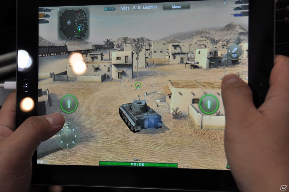 【G-STAR 2013】会場外にはリアルなジオラマでラジコン戦車が！？モバイルでも戦車道を極めろ！iOS/Android「World of Tanks Blitz」＆「World of Tanks Xbox 360 Edition」コーナーレポートの画像4